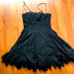 Black lace gorgeous one of a kind dress.